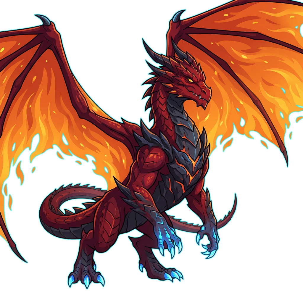 Magma Drake, a companion your class raises together — the ClassMon classroom creature.